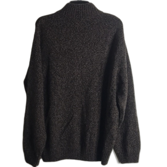 Iceland  mens wool blend made in Italy quarter zip pullover sweater size XL - Picture 11 of 12